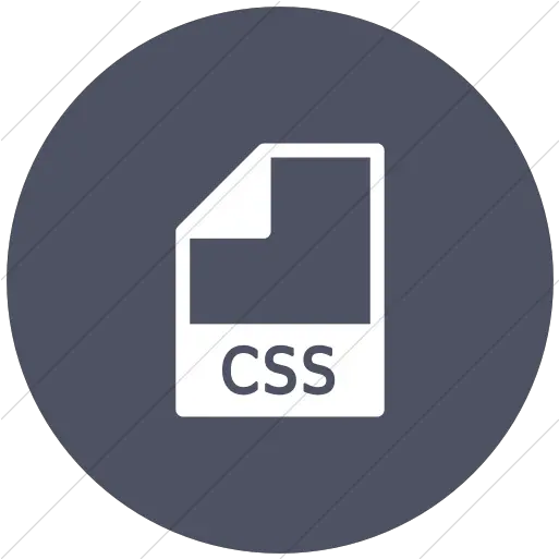 Css Icon Png Circle Document Icon Png Css Logo Png