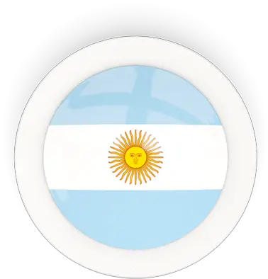 Round Carbon Icon Illustration Of Flag Argentina Vertical Png Carbon Icon