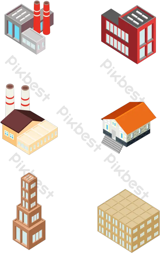 Cartoon Building Construction Ai Format Png Images Free Package Delivery Construction Icon Pack