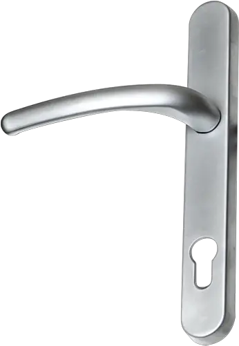 Brushed Chrome Traditional Door Handle From Shaws Door Solid Png Door Handle Png