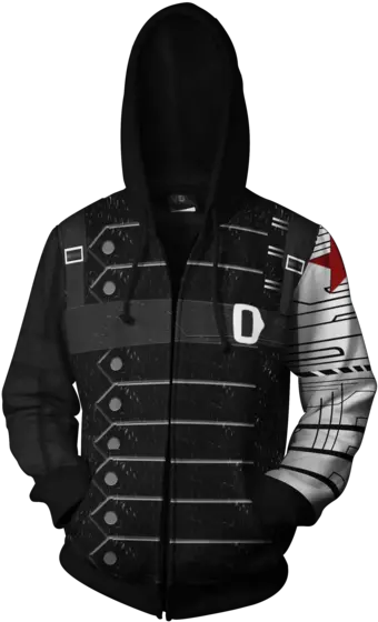 Marvel Winter Soldier Zip Native Pride Hoodie Png Winter Soldier Png