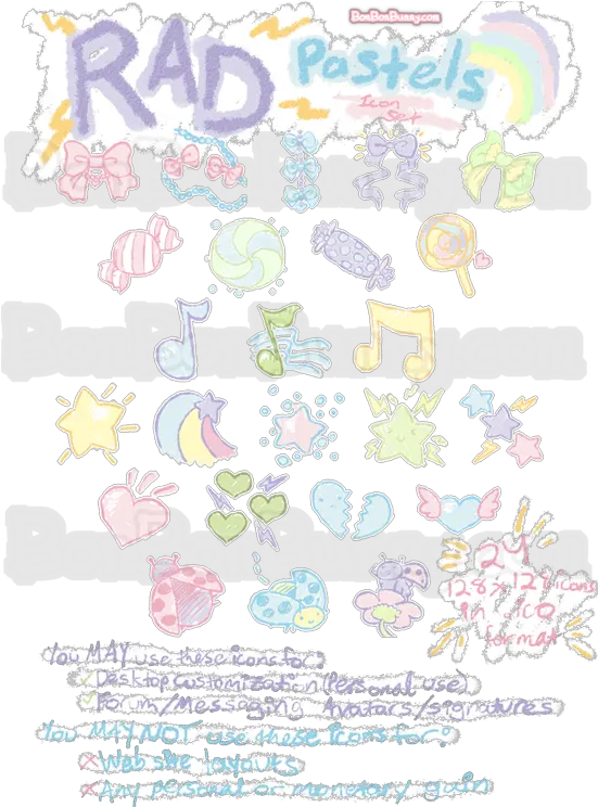 Rad Pastel Icon Set Girly Png Yu Gi Oh Icon