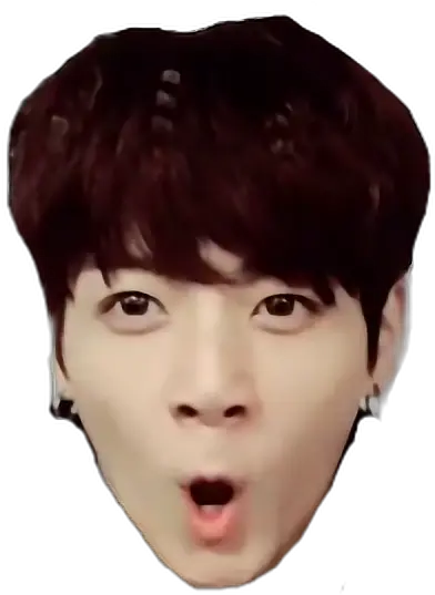 Download Bts Jungkook Funny Face Png Jungkook Meme Png Funny Faces Png