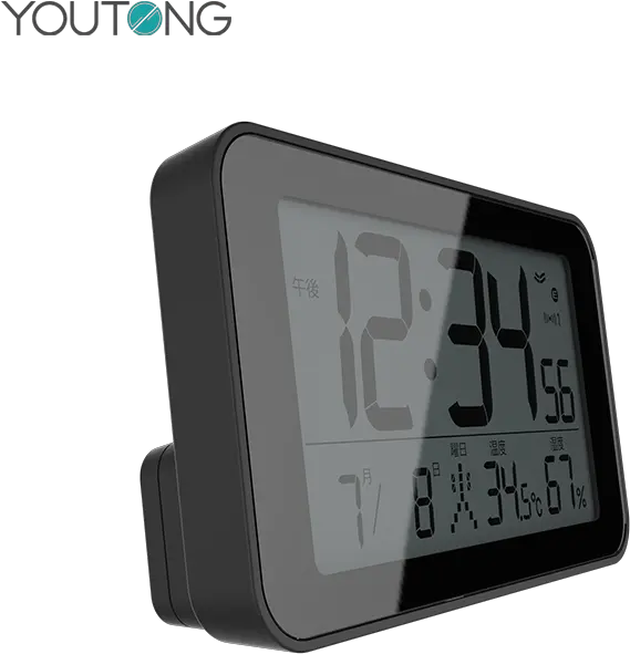 Digital Alarm Clock Png Japanese Market Hotel Temperature Radio Clock Alarm Clock Png