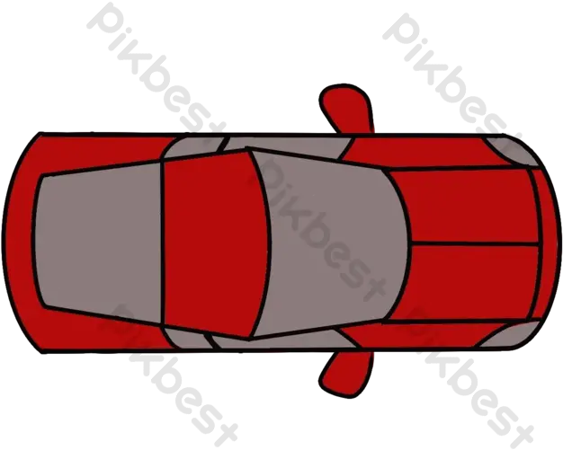 Red Racing Car Top View Capsule Png Car Top View Png
