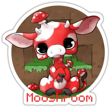 Mooshroom Minecraft Cute Mushroom Cow Png Minecraft Cow Png