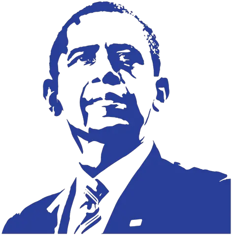 Transparent Png Svg Vector File Muka Obama Hitam Putih Obama Transparent