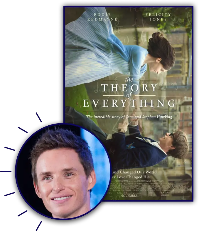 Disabled Actors In Filmhollywood Octane Seating Felicity Jones Film Theory Of Everything Png Eddie Redmayne Icon