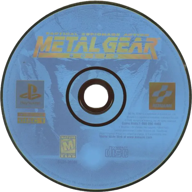 Metal Gear Solid Details Launchbox Games Database Optical Disc Png Metal Gear Solid Icon