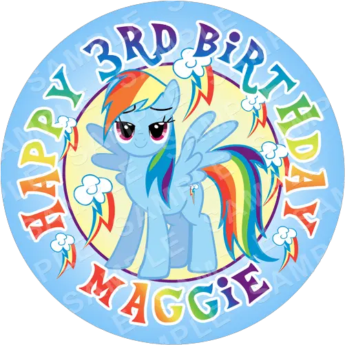 Rainbow Dash My Little Pony Cake Free Design Png Rainbow Dash Png