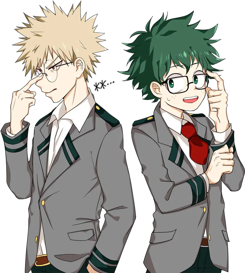 Download Boku No Hero Academia Katsuki Bakugou Midoriya My Bakugou And Midoriya Transparent Png Bakugou Png