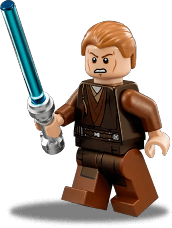 Anakin Skywalkerle Chevalier Jedi De Obi Wan Lego Star Lego Star Wars Anakin Skywalker Padawan Png Lego Man Png