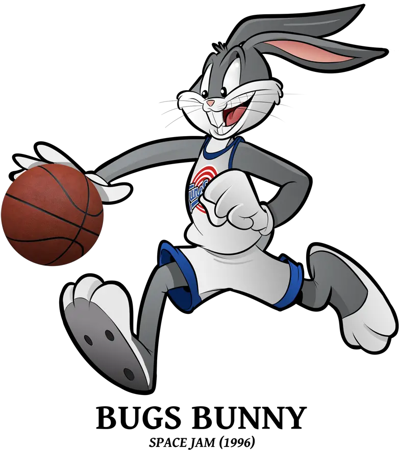 Bugs Bunny Space Jam Png Image Space Jam Bugs Bunny Basketball Space Jam Png