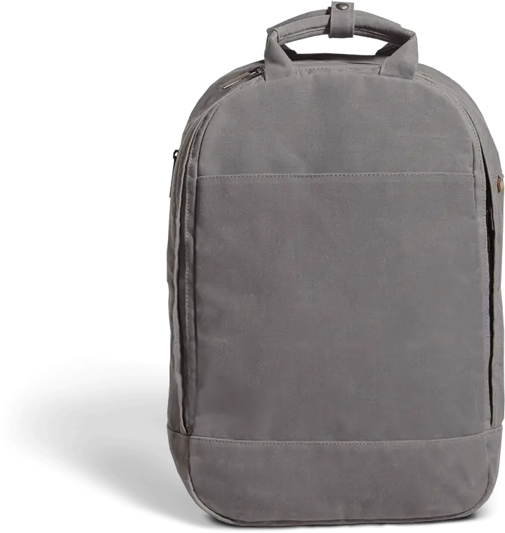 The Backpack Dawn Grey Sustainable And Stylish Laptop Solid Png Grey Facebook Icon Messenger