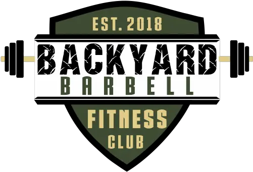 Backyard Barbell Sota Welding Back Yard Gym Logo Png Barbell Logo