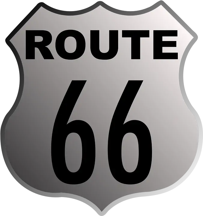 Sign Road Route 66 Route 66 Clip Art Png Route 66 Logo