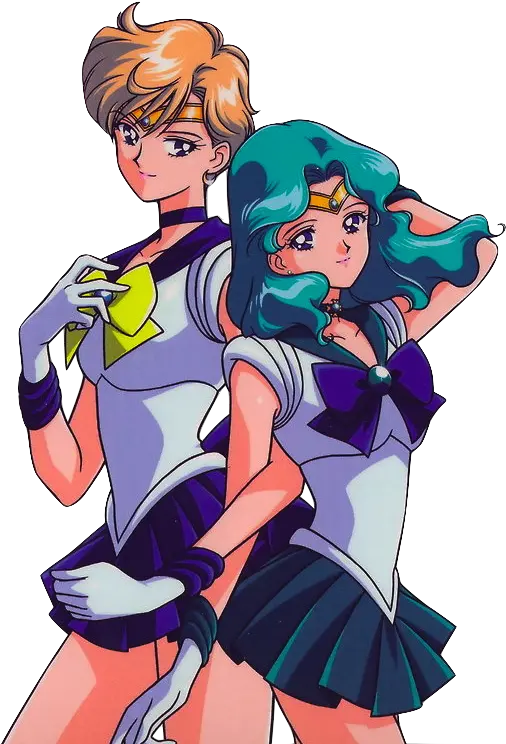 Sailor Uranus U0026 Neptune Sailor Neptuno Y Uranus Png Uranus Png