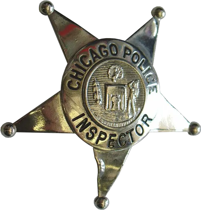 1905 Series Chicago Police Inspector Star Png Chicago Police Logos