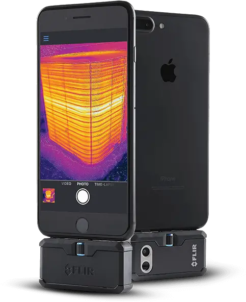 Flir One Pro Thermal Imaging Camera For Smartphones Termowizja Flir Png Cell Phone Camera Icon
