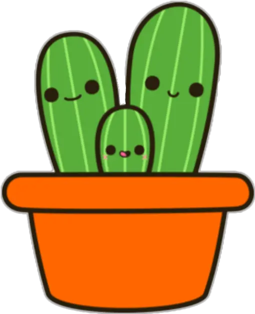 Cactus Png Tumblr Cute Cactus Family 2382322 Vippng Cute Plant Png Transparent Family Png