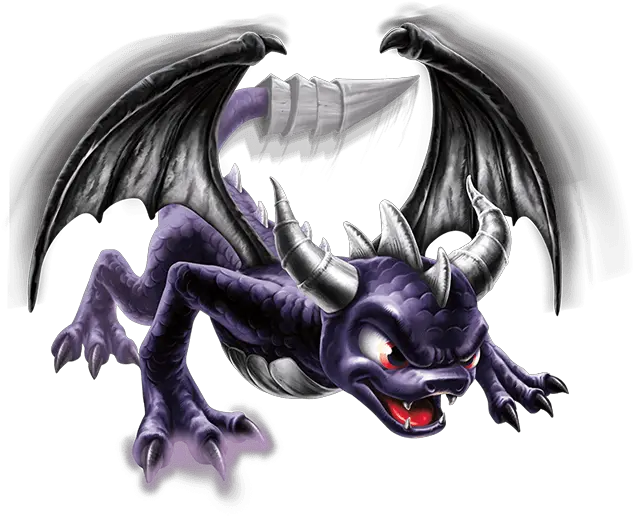 Download Dark Spyro Transparent Render Dark Spyro Skylanders Png Spyro Transparent