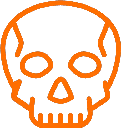 Death Halloween Skeleton Skull Icon Png 16 Pixel