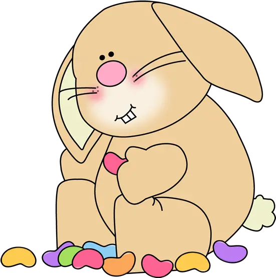 Bunny Eating Jelly Beans Clip Art Bunny Eating Jelly Beans Easter Bunny Jelly Beans Png Jelly Bean Png