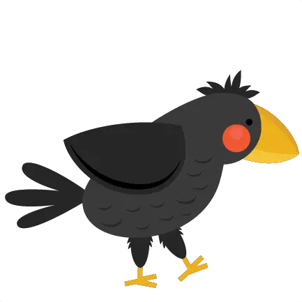 Crow Svg Scrapbook Cut File Cute Clipart Files For Cute Crow Clipart Png Crow Png