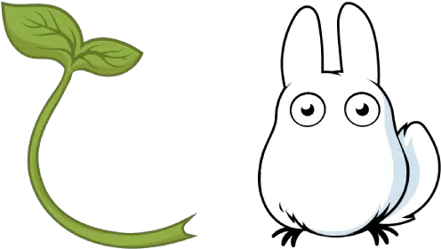 My Neighbor Totoro Chibi Cursor Studio Ghibli Cursor Set Png Totoro Transparent