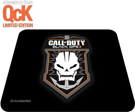 Steelseries 67245 Qck Call Of Duty Black Ops Ii Badge Edition Mouse Pad Steel Series Qck Call Of Duty Png Black Ops 2 Logo Png