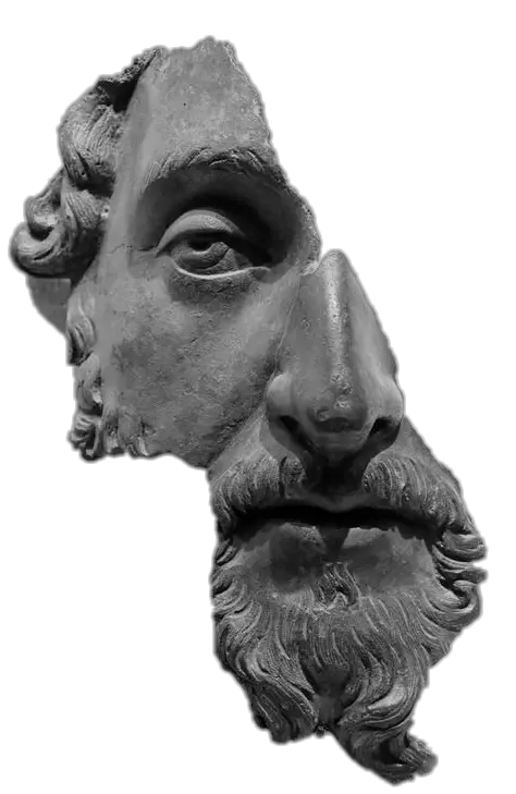 Sticker Marcus Aurelius Broken Statue Png Vaporwave Statue Png