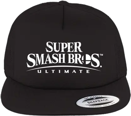 Smash Ultimate Hat Foam Front Trucker Super Smash Bros Wii U Png Smash Ultimate Logo Png