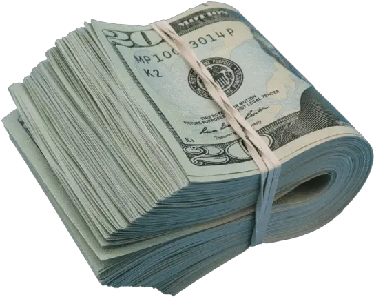 000 Aged Full Print New Series Band Money In A Rubber Band Png Rubber Band Png