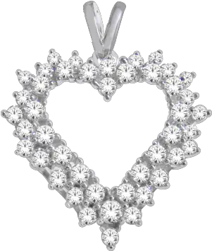 Diamond Pendant White Gold Diamond Heart Pendant 766063 Solid Png Diamond Heart Png