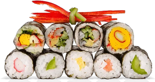 Sushi Download Png Image Arts Hand Roll Vs Cook Roll Sushi Transparent Background