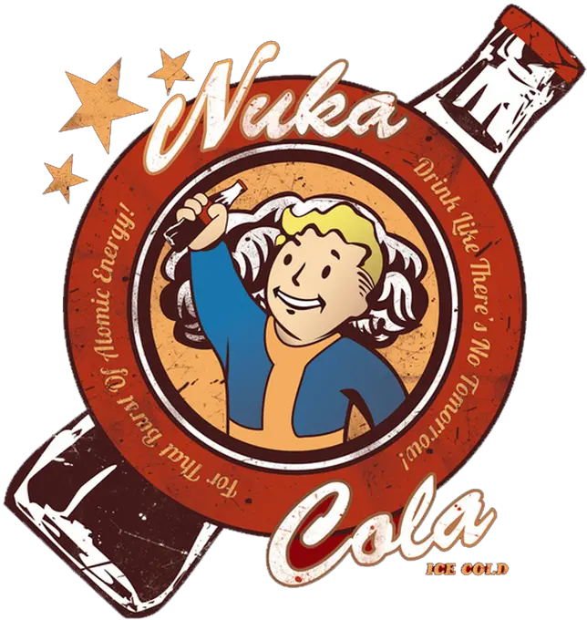 Fallout Nuka Cola Hair Design Png Nuka Cola Logo