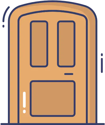 Door Free Architecture And City Icons Vertical Png Open Door Icon Png
