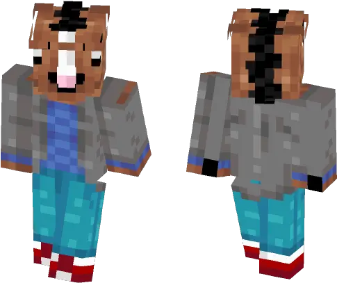 Download Bojack Horseman Minecraft Skin For Free Withered Foxy Human Minecraft Skin Png Bojack Png