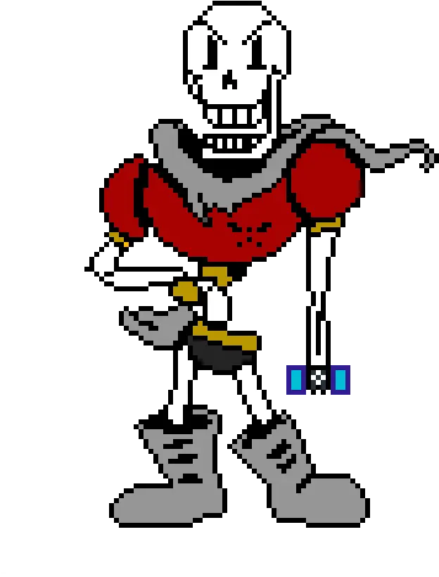 Cool Dude Working Out Undertale Game Papyrus Clipart Papyrus Undertale Png Undertale Heart Transparent