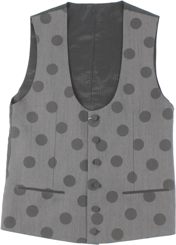 Dolce Gabbana Suit With Dark Sweater Vest Png Dot Pattern Png