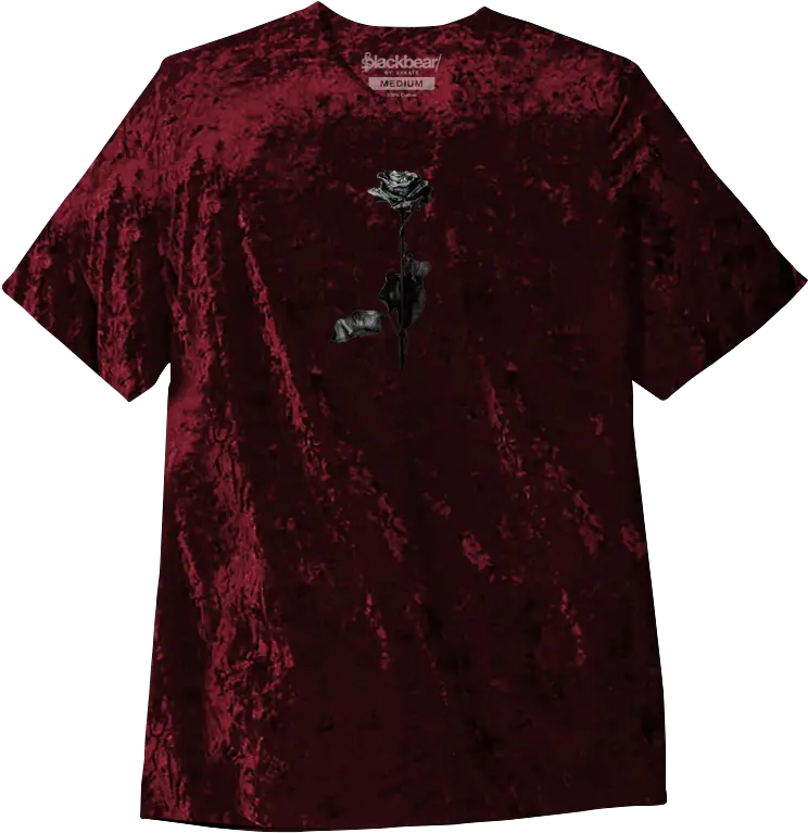 Download Hd Dead Roses Crushed Velvet Active Shirt Png Dead Rose Png