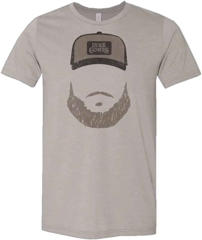 Beard Shirt Heather Stone Luke Combs Apparel Png Beard Transparent