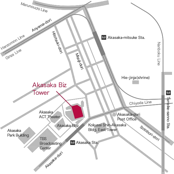 Head Office Location Hakuhodo Diagram Png Japan Map Png