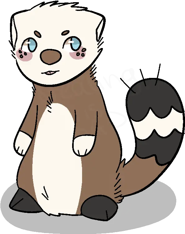 Black Footed Ferret Clipart Blackfooted Ferret Png Drawn Black Footed Ferret Cute Ferret Png