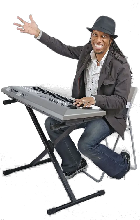 Electric Piano Png Download Keyboard Player Full Size Keyboard Player Png Piano Keyboard Png