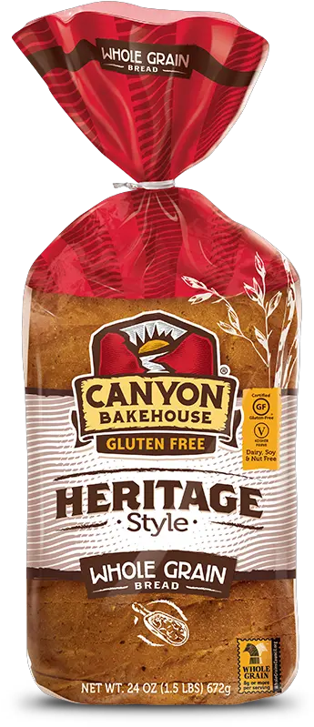 Gluten Free Heritage Style Sandwich Bread Whole Grain Png Slice Of Bread Png