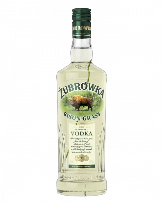 Zubrowka Bison Grass Vodka 700ml Zubrowka Bison Grass Vodka Png Vodka Bottle Png