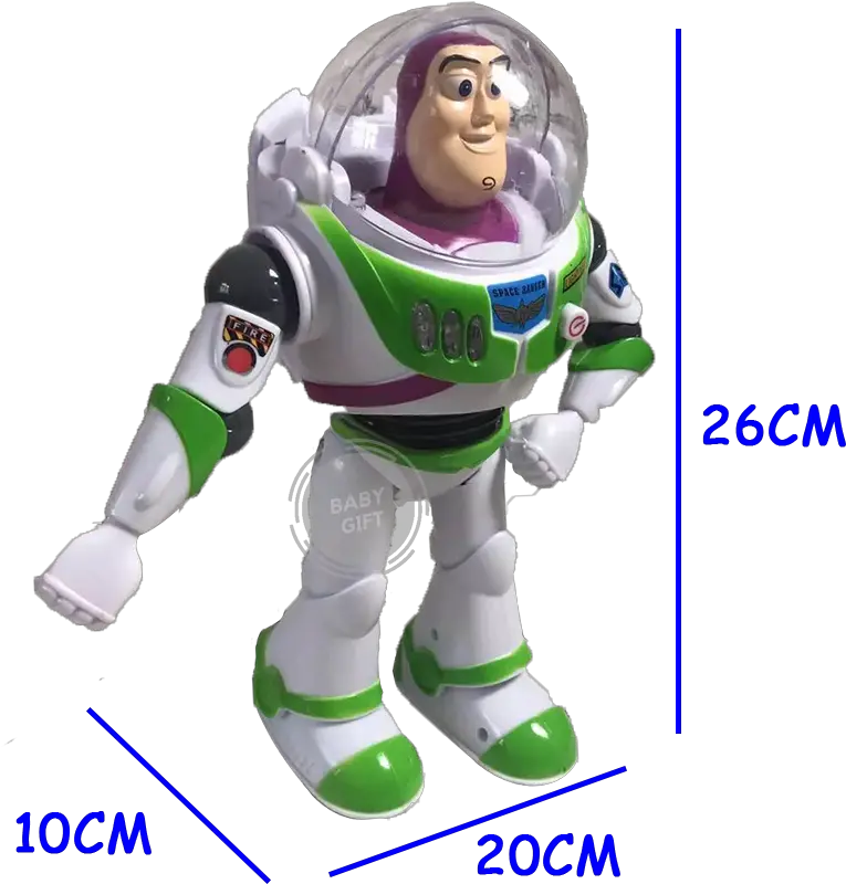 Toy Story 4 Buzz Lightyear Battery Operated Light And Sound Figurine Png Buzz Lightyear Transparent