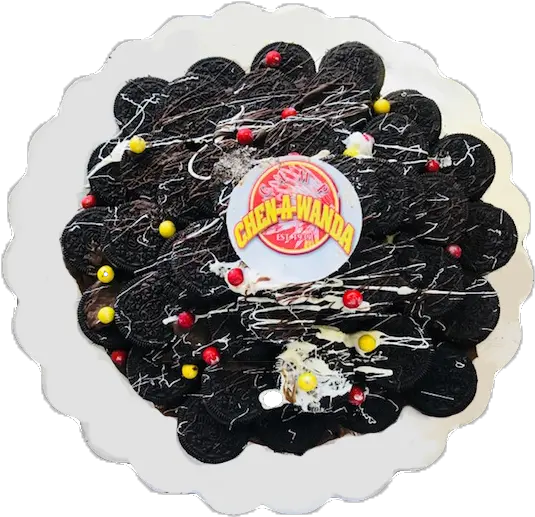 Oreo Cookie Stack Platter With Logo Camp Chen A Wanda Png Oreo Logo