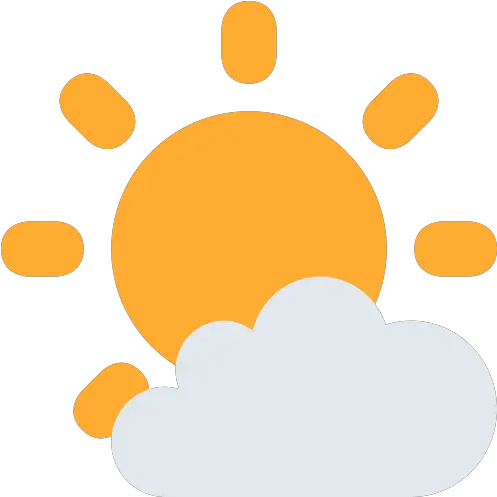 Sun Behind Small Cloud Emoji Meaning Clip Art Png Cloud Emoji Png